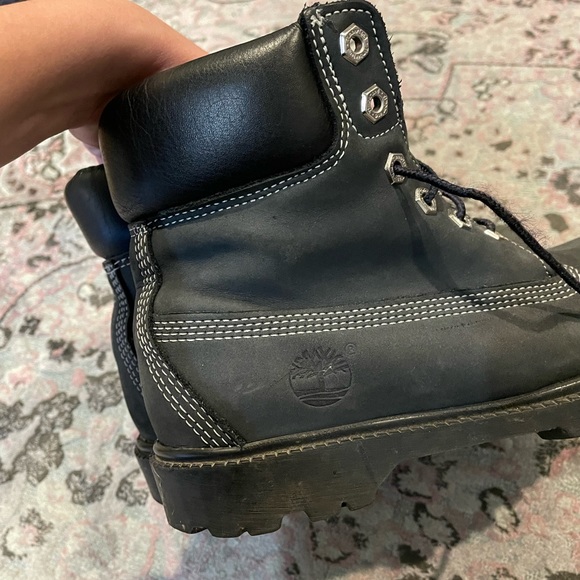 Blue Gray Timberland Boots - Picture 12 of 16